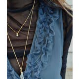 Vネックチュールフリルベストesutoreja カットソー スタイルアップ | BUYSENSE | 詳細画像9 