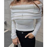 オフショルダーニットトップスesutoreja カットソー スタイルアップ | BUYSENSE | 詳細画像9 