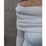 オフショルダーニットトップスesutoreja カットソー スタイルアップ | BUYSENSE | 詳細画像11 