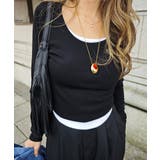 レイヤードロングスリーブトップスesutoreja カットソー スタイルアップ | BUYSENSE | 詳細画像5 