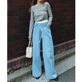 グリッターリブトップスesutoreja カットソー スタイルアップ | BUYSENSE | 詳細画像3