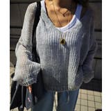 ローゲージブイネックニットesutorejaカットソー スタイルアップ レディー… | BUYSENSE | 詳細画像7 