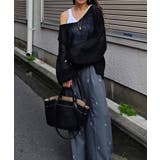 ローゲージブイネックニットesutorejaカットソー スタイルアップ レディー… | BUYSENSE | 詳細画像2 