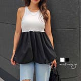 バルーンタンクトップesutoreja カットソー スタイルアップ | BUYSENSE | 詳細画像1 