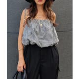 チェック | ショートバルーンキャミソールesutoreja カットソー スタイルアップ | BUYSENSE