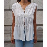 シャーリングリボンブラウスesutoreja カットソー スタイルアップ | BUYSENSE | 詳細画像13 