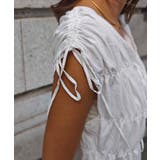 シャーリングリボンブラウスesutoreja カットソー スタイルアップ | BUYSENSE | 詳細画像15 