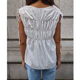 シャーリングリボンブラウスesutoreja カットソー スタイルアップ | BUYSENSE | 詳細画像16 