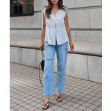 シャーリングリボンブラウスesutoreja カットソー スタイルアップ | BUYSENSE | 詳細画像4 