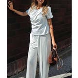 ドレープショートスリーブトップスesutoreja カットソー スタイルアップ | BUYSENSE | 詳細画像5 