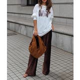 プリントロングスリーブTシャツesutoreja カットソー スタイルアップ | BUYSENSE | 詳細画像4 