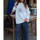 プリントロングスリーブTシャツesutoreja カットソー スタイルアップ | BUYSENSE | 詳細画像6 