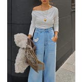 ワンショルダーロングスリーブトップスesutoreja カットソー スタイルアップ | BUYSENSE | 詳細画像3