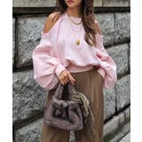 ピンク | オープンショルダースウェットトップスesutoreja カットソー スタイルアッ… | BUYSENSE