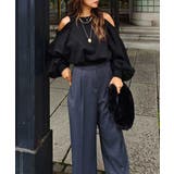 オープンショルダースウェットトップスesutoreja カットソー スタイルアッ… | BUYSENSE | 詳細画像2 