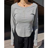ラウンドヘムベーシックトップスesutoreja カットソー スタイルアップ | BUYSENSE | 詳細画像13 