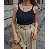 ブラック | チュールキャミタンクトップesutoreja カットソー スタイルアップ | BUYSENSE