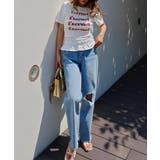 シャーリングロゴTシャツesutoreja カットソー スタイルアップ | BUYSENSE | 詳細画像5