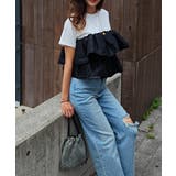 ティアードフリルTシャツesutoreja カットソー スタイルアップ | BUYSENSE | 詳細画像2