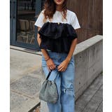 ティアードフリルTシャツesutoreja カットソー スタイルアップ | BUYSENSE | 詳細画像3