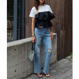 ティアードフリルTシャツesutoreja カットソー スタイルアップ | BUYSENSE | 詳細画像5