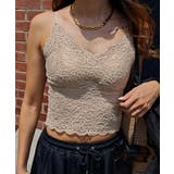 ベージュ | レースカップインキャミソールesutoreja カットソー スタイルアップ | BUYSENSE
