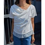 ドレープレースTシャツesutoreja カットソー スタイルアップ | BUYSENSE | 詳細画像9 