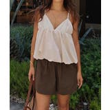 ベージュ | バルーンビスチェキャミesutoreja カットソー スタイルアップ | BUYSENSE