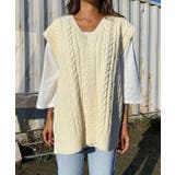 サイドオープンビッグベスト esutoreja ニット | BUYSENSE | 詳細画像23 