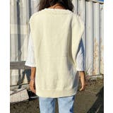 サイドオープンビッグベスト esutoreja ニット | BUYSENSE | 詳細画像24 