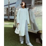 ホワイト | オーバースリットニット esutoreja ニット | BUYSENSE