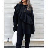 ブラック | 2wayオーバーニット esutoreja ニット | BUYSENSE