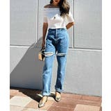 オフショルダーショートスリーブニット esutoreja ニット | BUYSENSE | 詳細画像4 