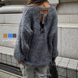バックリボンニットesutoreja ニット スタイルアップ | BUYSENSE | 詳細画像1 