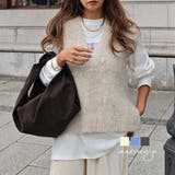 ウールニットベストesutoreja ニット スタイルアップ | BUYSENSE | 詳細画像1 