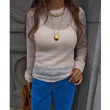 ピンク | ウールシアーニットesutoreja ニット スタイルアップ | BUYSENSE