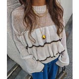 バイカラーフリルニットesutoreja ニット スタイルアップ | BUYSENSE | 詳細画像13 
