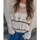 バイカラーフリルニットesutoreja ニット スタイルアップ | BUYSENSE | 詳細画像14 
