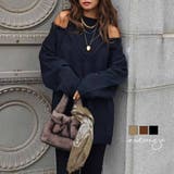 レイヤードブイネックルーズニットesutoreja ニット スタイルアップ | BUYSENSE | 詳細画像1 