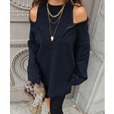 レイヤードブイネックルーズニットesutoreja ニット スタイルアップ | BUYSENSE | 詳細画像6 