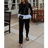 ペプラムレイヤードニットesutoreja ニット スタイルアップ | BUYSENSE | 詳細画像7 