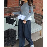 ペプラムレイヤードニットesutoreja ニット スタイルアップ | BUYSENSE | 詳細画像3 