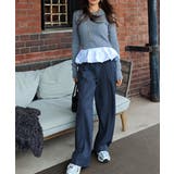 ペプラムレイヤードニットesutoreja ニット スタイルアップ | BUYSENSE | 詳細画像4 