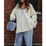 スキッパーポロデザインニットesutoreja ニット スタイルアップ | BUYSENSE | 詳細画像8 