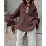 スキッパーポロデザインニットesutoreja ニット スタイルアップ | BUYSENSE | 詳細画像11 