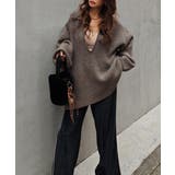 スキッパーポロデザインニットesutoreja ニット スタイルアップ | BUYSENSE | 詳細画像5 