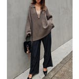 スキッパーポロデザインニットesutoreja ニット スタイルアップ | BUYSENSE | 詳細画像6 