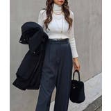 リブタートルネックニットトップスesutoreja ニット スタイルアップ | BUYSENSE | 詳細画像3 