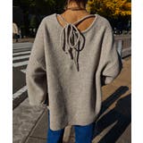バックリボンニットプルオーバーesutoreja ニット スタイルアップ | BUYSENSE | 詳細画像4