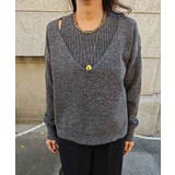 タンクレイヤードVネックニットesutoreja ニット スタイルアップ | BUYSENSE | 詳細画像12 